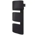 Radiateur sèche-serviettes connecté Amarilis mât à gauche 650W gris/noir