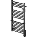 EZYBAIN Radiateur sèche serviettes 750 W largeur 500 satin noir