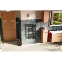 EZYBAIN Radiateur sèche serviettes 750 W largeur 500 satin noir
