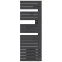 Sèche-serviettes connecté Nefertiti mât à gauche 1500W anthracite