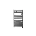 EZYBAIN boost Radiateur sèche serviettes 500 + 1000 W largeur 500 satin noir