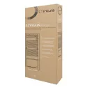 EZYBAIN boost Radiateur sèche serviettes 500 + 1000 W largeur 500 satin noir