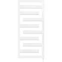Kapla EL régulation IHD, Blanc RAL 9016, 500W, H 1174 mm / L 500 mm