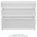 Kéva Spa EL non cintré, régulation IHD, Blanc RAL 9016, 600W H 835 mm / L 900 mm