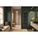 Ezybain nativ - Radiateur sèche-serviettes 1000 W largeur 600 Noir satin