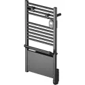EZYBAIN boost Radiateur sèche serviettes 750 + 1000 W largeur 500 satin noir