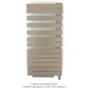 Fassane Spa Asym EL +Air, droite, Beige Quartz, 750W, H 1248mm / L 550mm