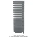 Fassane Spa Asym EL +Air, droite, Anthracite, 1000W, H 1741mm / L 550mm