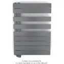 Fassane Spa Asym EL gauche régulation IHD,Anthracite,500W,H860mm/L550mm