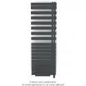 Fassane Spa Asym EL +Air, droite, Black Matt, 1000W, H 1741mm / L 550mm