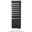 Fassane Spa Asym EL droite, régul IHD, Black Quartz, 1000W,H1731mm / L550mm