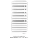 Fassane Spa Asym EL droite, régul IHD, Blanc RAL 9016, 750W,H1238mm / L550mm