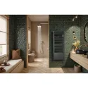Ezybain nativ boost - Radiateur sèche-serviettes 750 + 1000 W lg 500 Noir satin