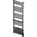 EZYBAIN boost Radiateur sèche serviettes 1000 + 1000 W largeur 600mm- satin noir