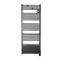 EZYBAIN boost Radiateur sèche serviettes 1000 + 1000 W largeur 600mm- satin noir