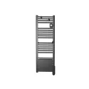 EZYBAIN boost Radiateur sèche serviettes 500 +800 W largeur 400 satin noir