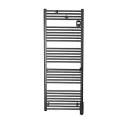 EZYBAIN Radiateur sèche serviettes 1000 W largeur 600mm - Satin noir