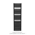 Kéva Spa EL cintré, régulation IHD, Traffic Black, 1000W, H 1825 mm / L 500 mm
