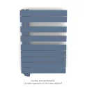 Fassane Spa Asym EL gauche régulation IHD,Pigeon Blue,500W,H860mm/L550mm