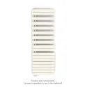 Fassane Spa Asym EL gauche régulation IHD,Edelweiss m.,1000W,H1731mm/L550mm