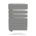 Fassane Spa Asym EL gauche régulation IHD,Telegrey 2,500W,H860mm/L550mm