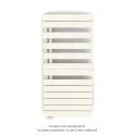 Fassane Spa Asym EL gauche régulation IHD,Edelweiss m.,7500W,H1238mm/L550mm