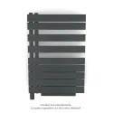 Fassane Spa Asym EL +Air, gauche, Black Matt, 500W, H 870mm / L 550mm