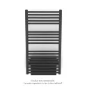 Atoll Spa EL +Air, couleur Anthracite Grey, 500W, H 1011 mm / L 510 mm