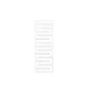 Kapla EL régulation IHD, Blanc RAL 9016, 900W, H 1774 mm / L 600 mm
