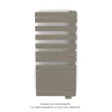 Fassane Spa Asym EL droite, régul IHD, Concrete Grey, 750W,H1238mm / L550mm