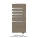 Fassane Spa Asym EL droite, régul IHD, Beige Grey, 750W,H1238mm / L550mm