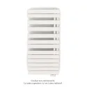 Fassane Spa Asym EL droite, régul IHD, Light Beige, 750W,H1238mm / L550mm