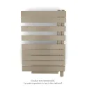 Fassane Spa Asym EL +Air, droite, Beige Quartz, 500W, H 870mm / L 550mm