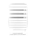 Fassane Spa Asym EL +Air, droite, White Matt, 500W, H 870mm / L 550mm