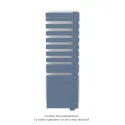 Fassane Spa Asym EL droite, régul IHD, Pigeon Blue, 1000W,H1731mm / L550mm