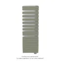 Fassane Spa Asym EL droite, régul IHD, Cement Grey, 1000W,H1731mm / L550mm