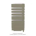 Fassane Spa Asym EL +Air, droite, Golden Sand, 750W, H 1248mm / L 550mm