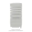 Fassane Spa Asym EL +Air, droite, Light Grey, 750W, H 1248mm / L 550mm