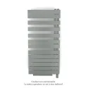Fassane Spa Asym EL +Air, droite, Titane, 750W, H 1248mm / L 550mm