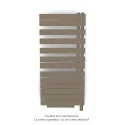 Fassane Spa Asym EL +Air, droite, Beige Grey, 750W, H 1248mm / L 550mm