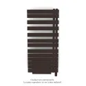 Fassane Spa Asym EL +Air, droite, Dark Brown, 750W, H 1248mm / L 550mm