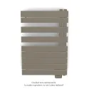 Fassane Spa Asym EL droite, régul IHD, Concrete Grey, 500W,H860mm / L550mm