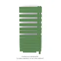 Fassane Spa Asym EL +Air, droite, Reseda Green, 750W, H 1248mm / L 550mm