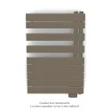 Fassane Spa Asym EL droite, régul IHD, Pearl Beige, 500W,H860mm / L550mm