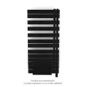 Fassane Spa Asym EL +Air, droite, Traffic Black, 750W, H 1248mm / L 550mm
