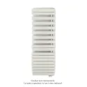 Fassane Spa Asym EL droite, régul IHD, White Quartz, 1000W,H1731mm / L550mm