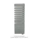 Fassane Spa Asym EL droite, régul IHD, Titane, 1000W,H1731mm / L550mm