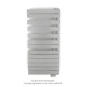 Fassane Spa Asym EL droite, régul IHD, White Aluminium, 750W,H1238mm / L550mm