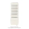 Fassane Spa Asym EL droite, régul IHD, Edelweiss m., 1000W,H1731mm / L550mm