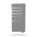 Fassane Spa Asym EL droite, régul IHD, Telegrey 2, 750W,H1238mm / L550mm